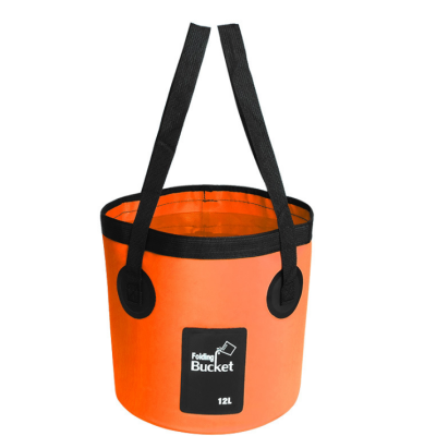 FlexiBucket™ - The compact folding bucket. Perfect for camping, gardening, and cleaning. Convenient, durable, and space-saving.